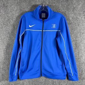 Nike Duke Blue Devils Jacket Mens L Dri-FIT Full Zip Sideline NCAA Basketball